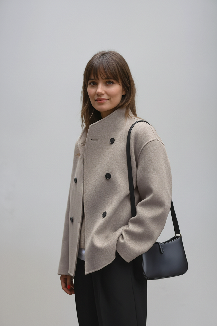 Helena – Luxe Wollen dames jas