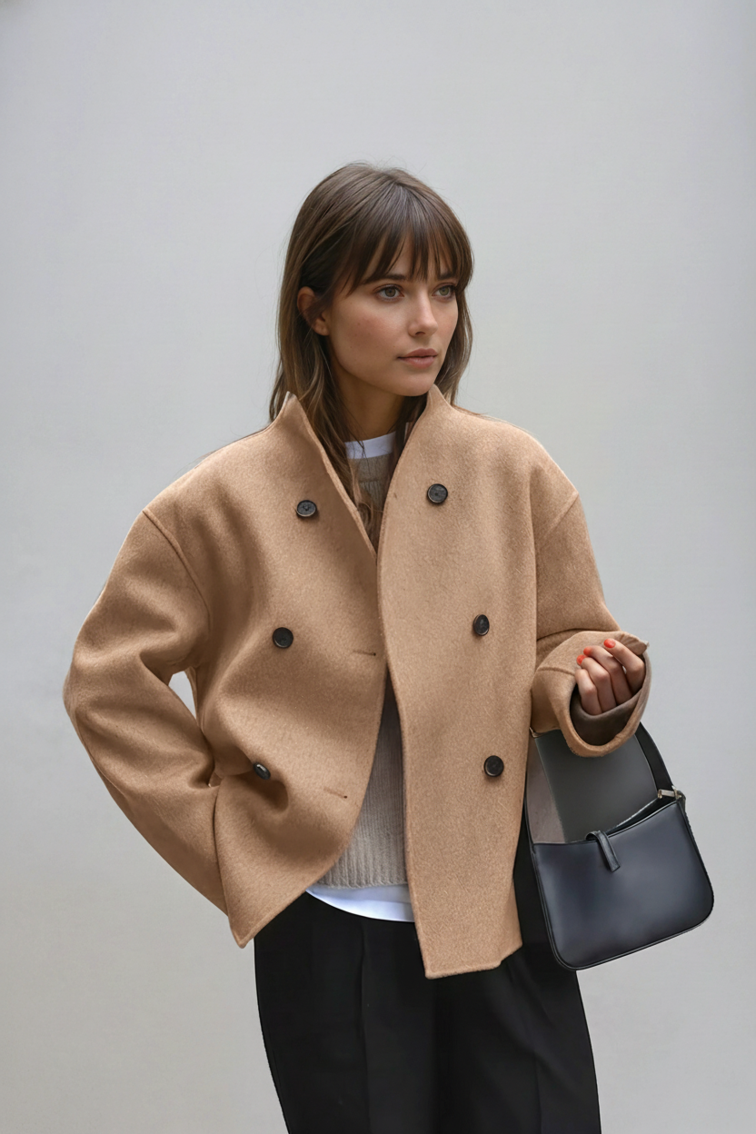 Helena – Luxe Wollen dames jas