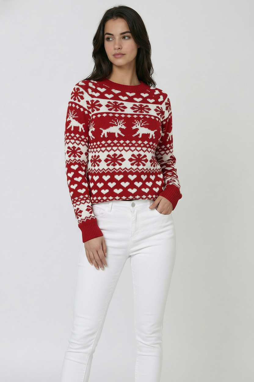 Emma – Luxe Kerst Wintertrui