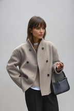 Helena – Luxe Wollen dames jas