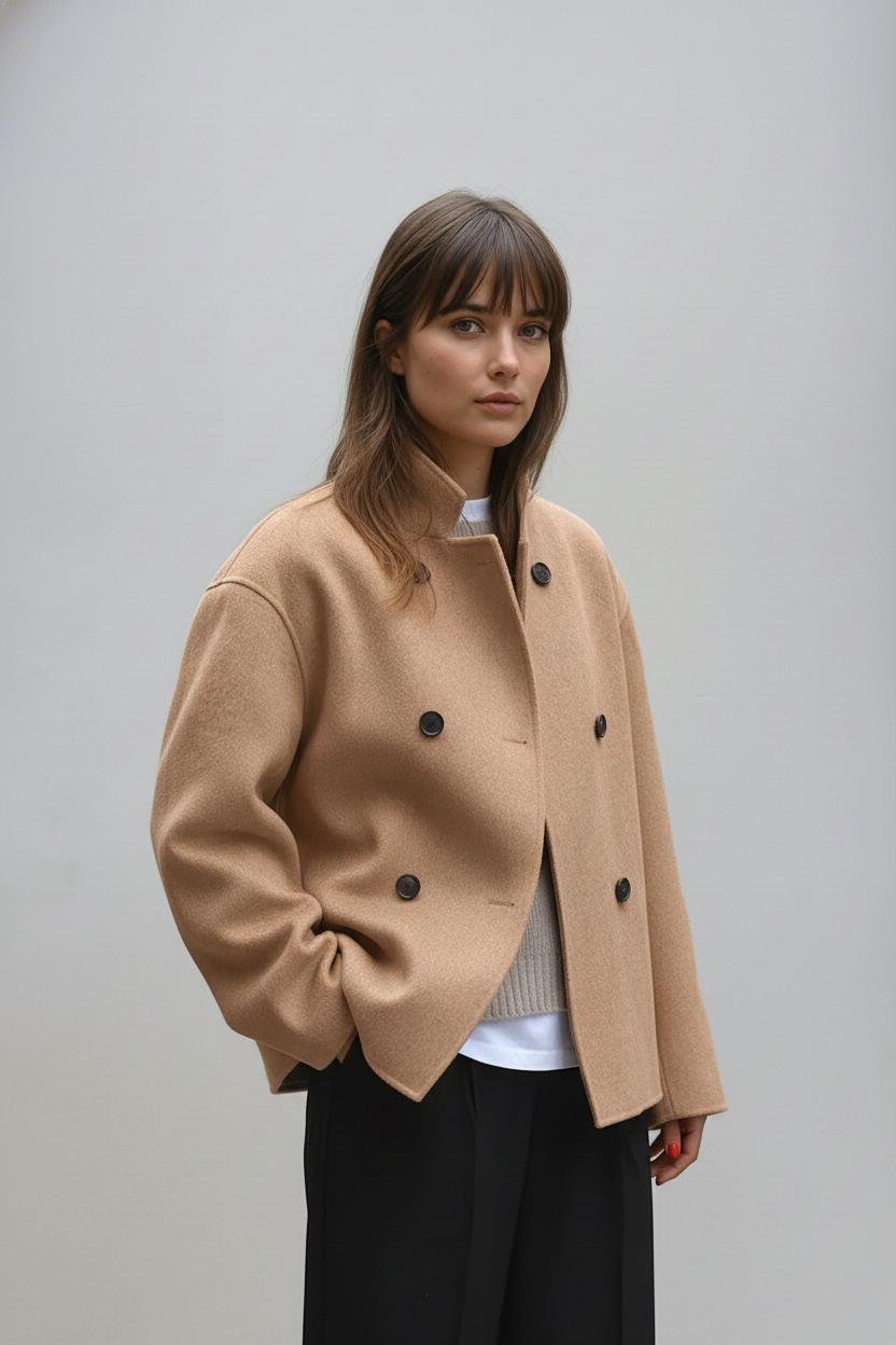 Helena – Luxe Wollen dames jas