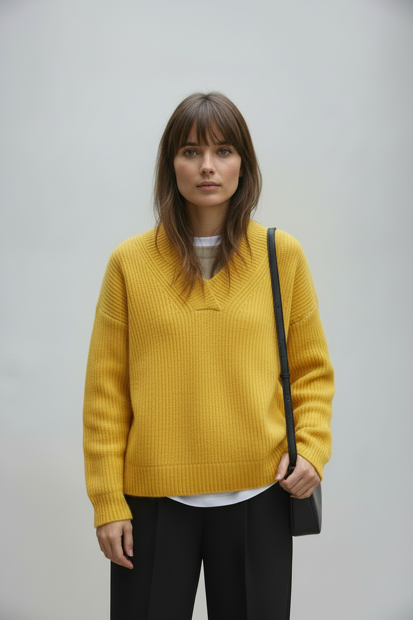 Romy – Luxe Effen Gebreide Trui