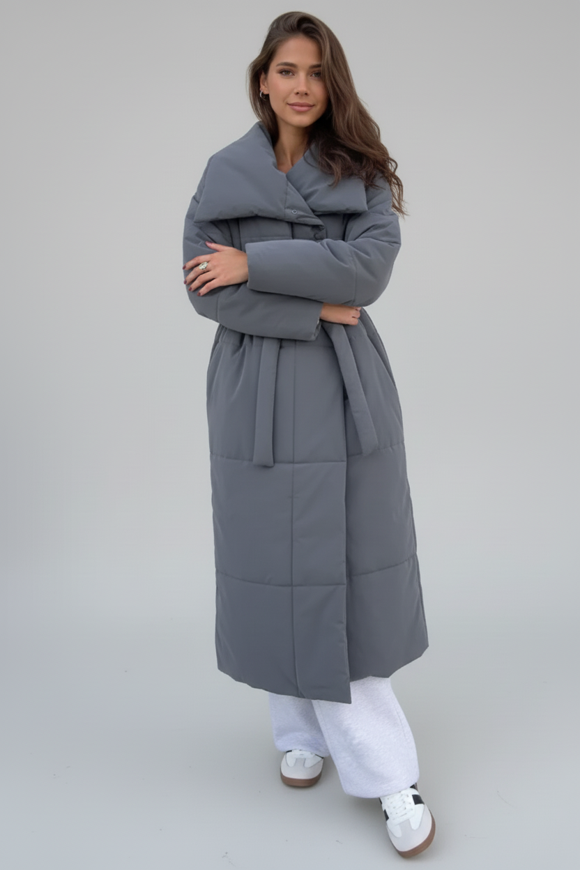 Vivienne – Luxe Lange Winterjas