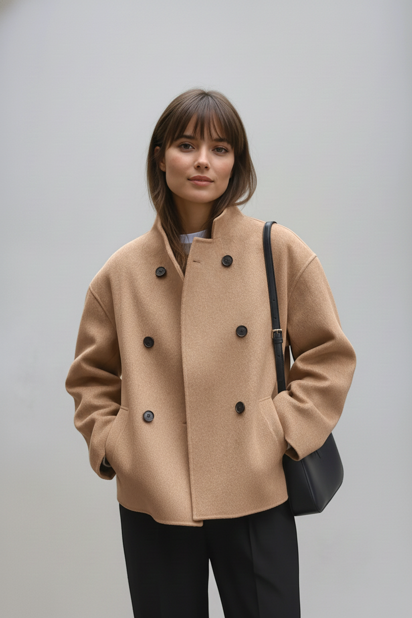 Helena – Luxe Wollen dames jas