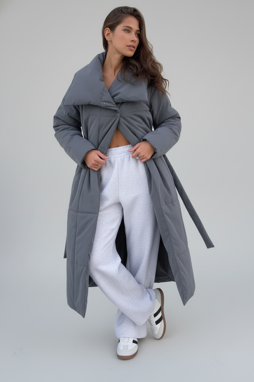 Vivienne – Luxe Lange Winterjas