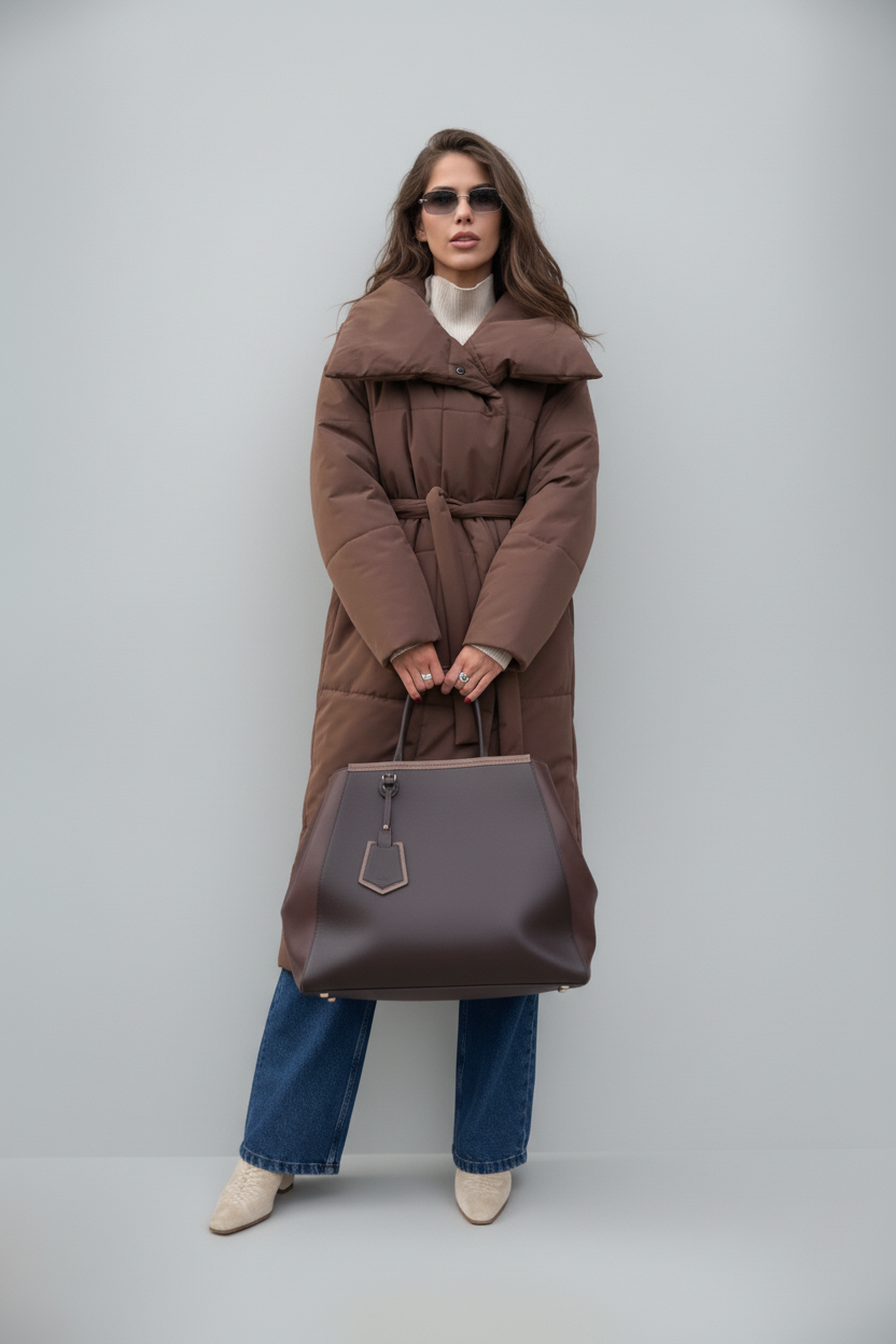 Vivienne – Luxe Lange Winterjas